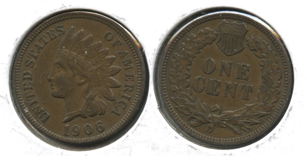 1906 Indian Head Cent EF-40 #r