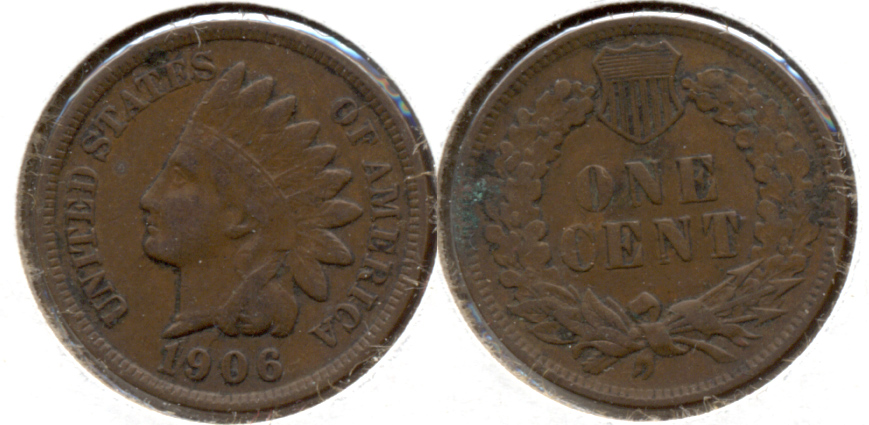1906 Indian Head Cent Fine-12 ab