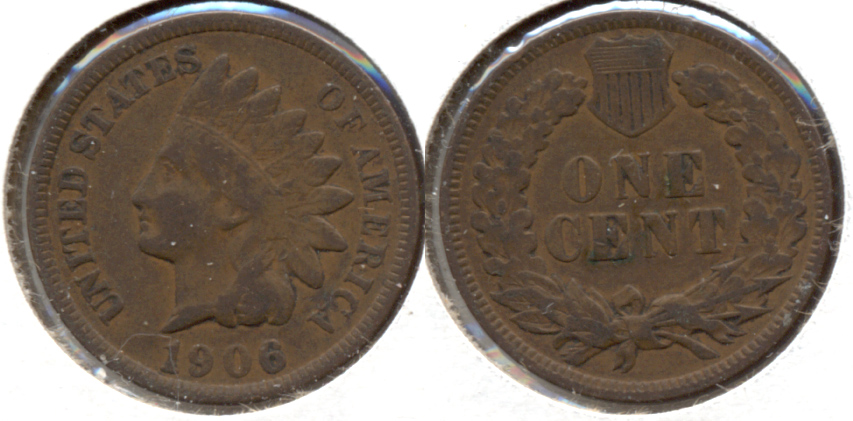 1906 Indian Head Cent Fine-12 b