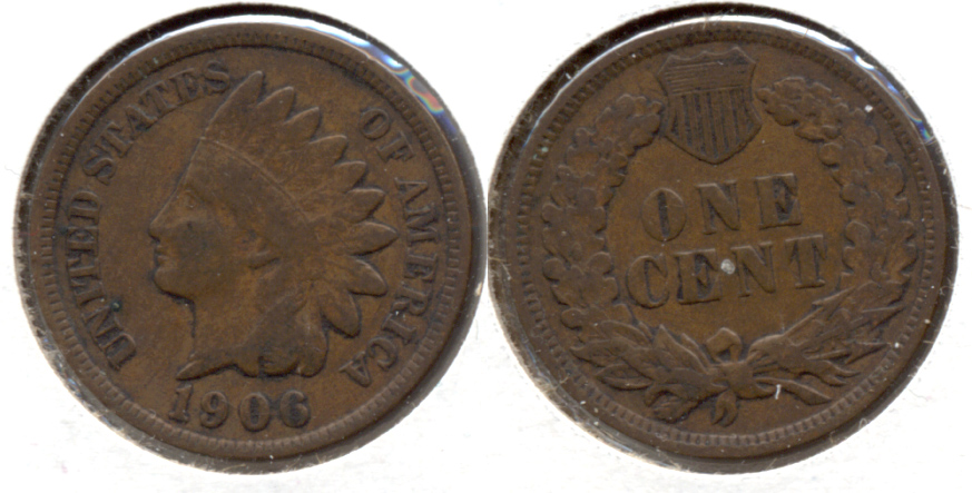 1906 Indian Head Cent Fine-12 g