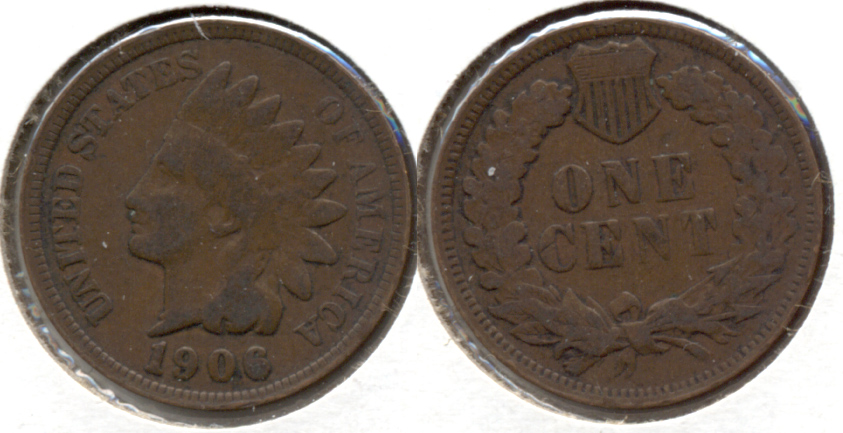 1906 Indian Head Cent Good-4