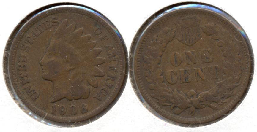 1906 Indian Head Cent Good-4 d