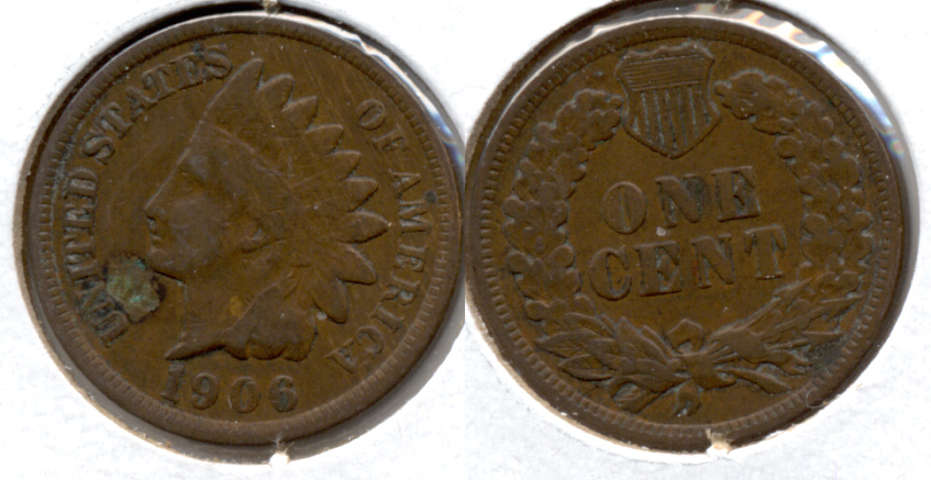 1906 Indian Head Cent Good-4 g