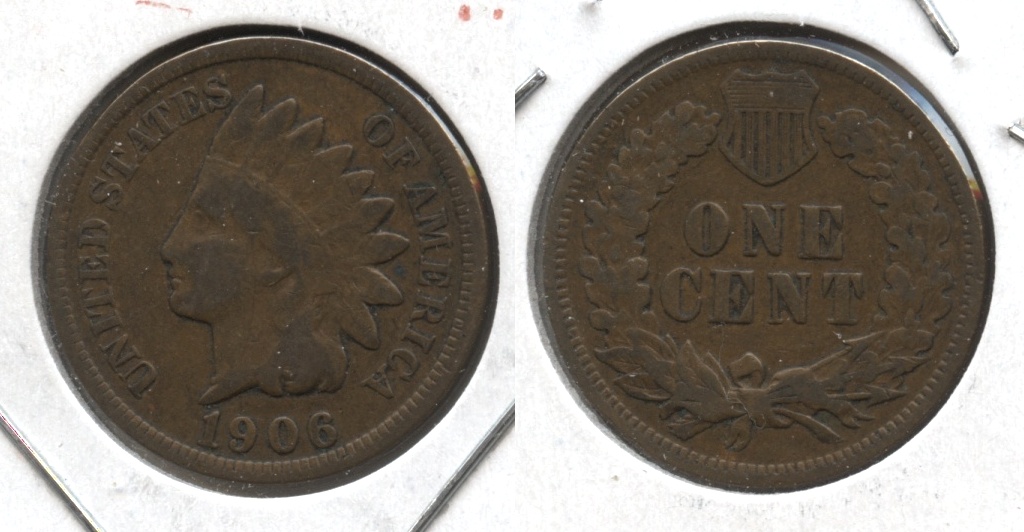 1906 Indian Head Cent Good-4 #m