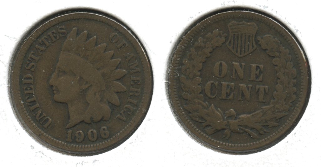 1906 Indian Head Cent Good-4 #n