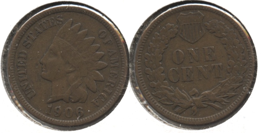 1906 Indian Head Cent VF-20 #am