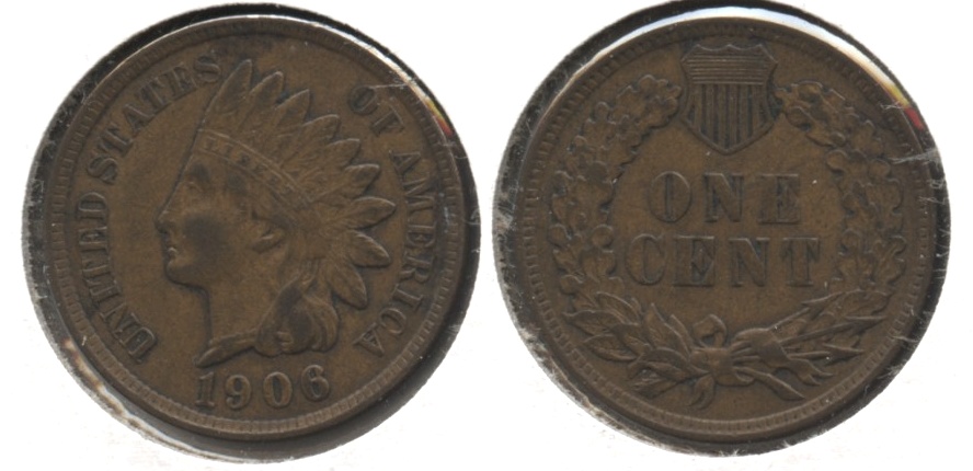 1906 Indian Head Cent VF-20 #ao