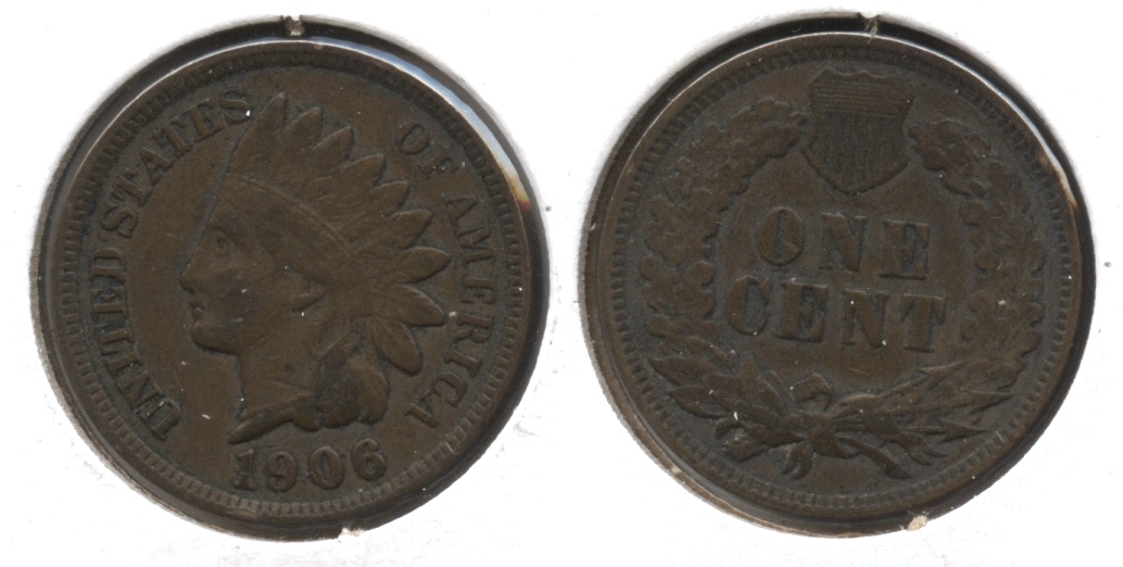 1906 Indian Head Cent VF-20 #az