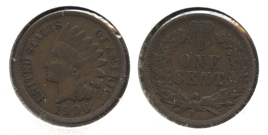 1906 Indian Head Cent VF-20 #bd