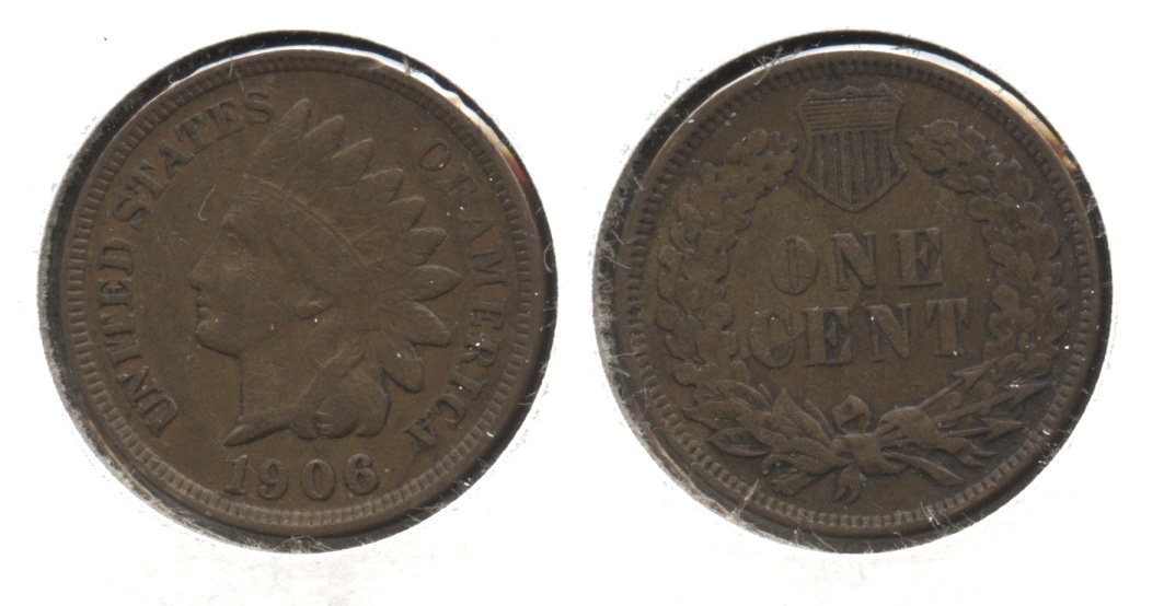 1906 Indian Head Cent VF-20 #be