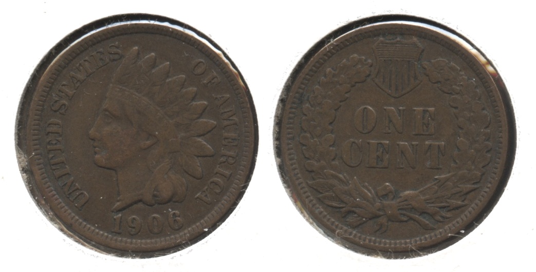 1906 Indian Head Cent VF-20 #bh