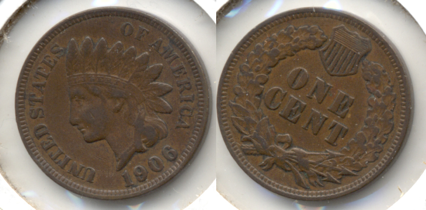 1906 Indian Head Cent VF-20 m