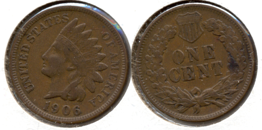 1906 Indian Head Cent VF-20 s