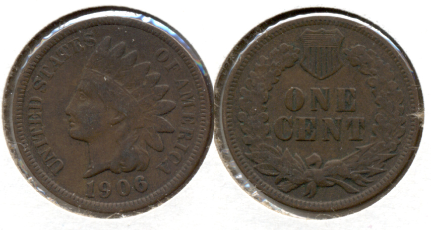 1906 Indian Head Cent VG-8