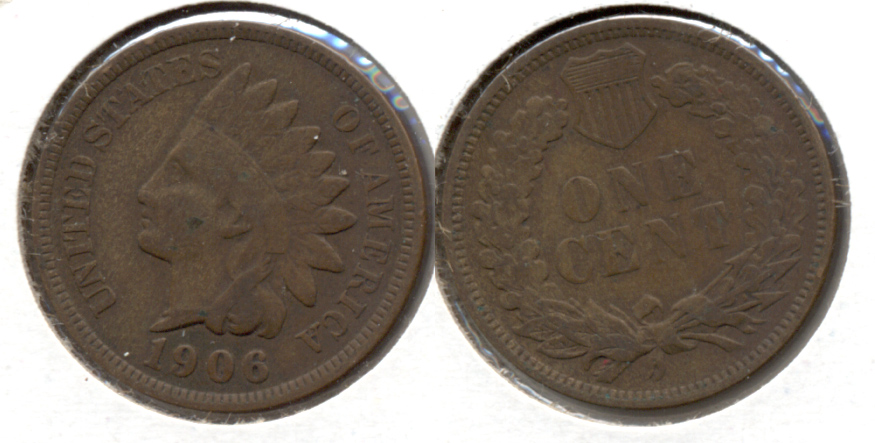 1906 Indian Head Cent VG-8 p