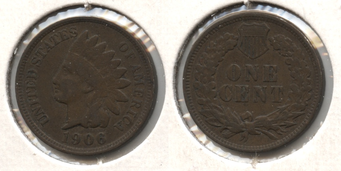 1906 Indian Head Cent VG-8 #u
