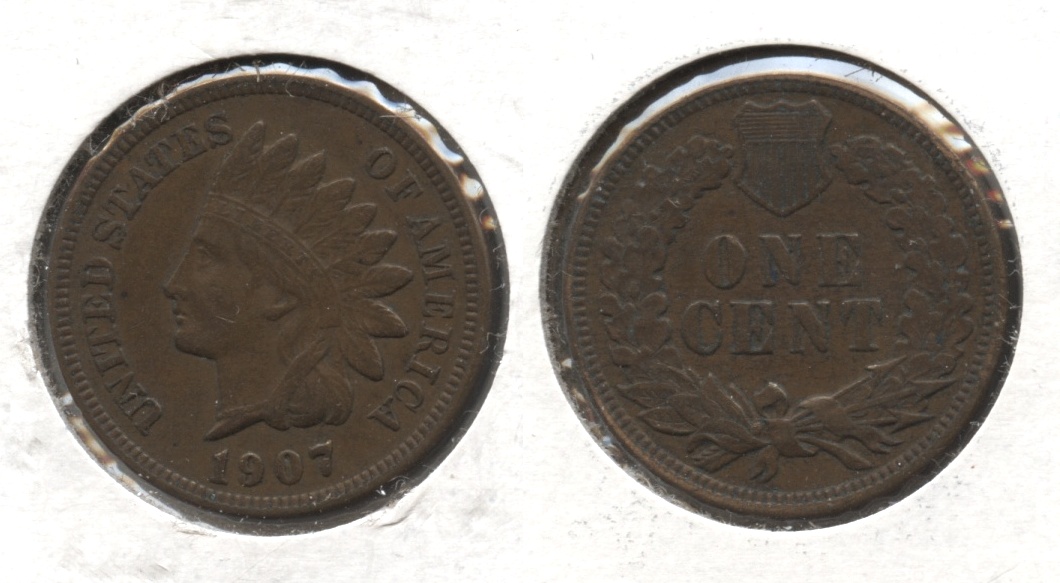 1907 Indian Head Cent EF-40 #aa