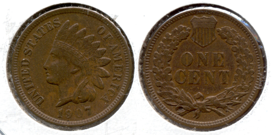 1907 Indian Head Cent EF-40 s