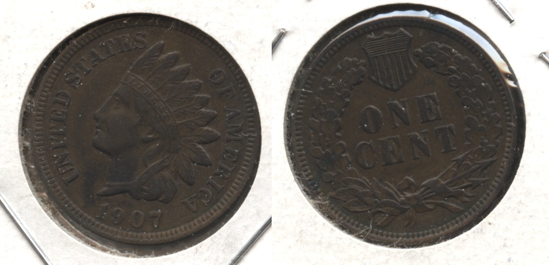 1907 Indian Head Cent EF-40 #x