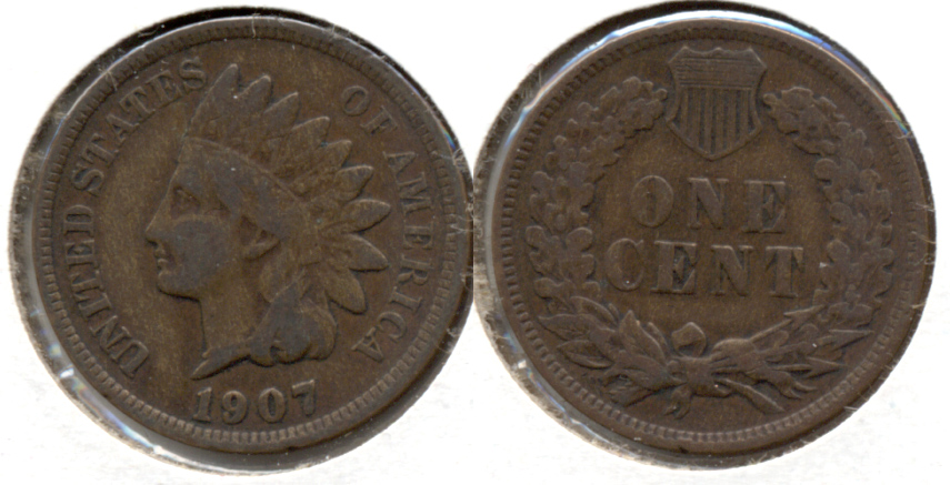 1907 Indian Head Cent Good-4 i