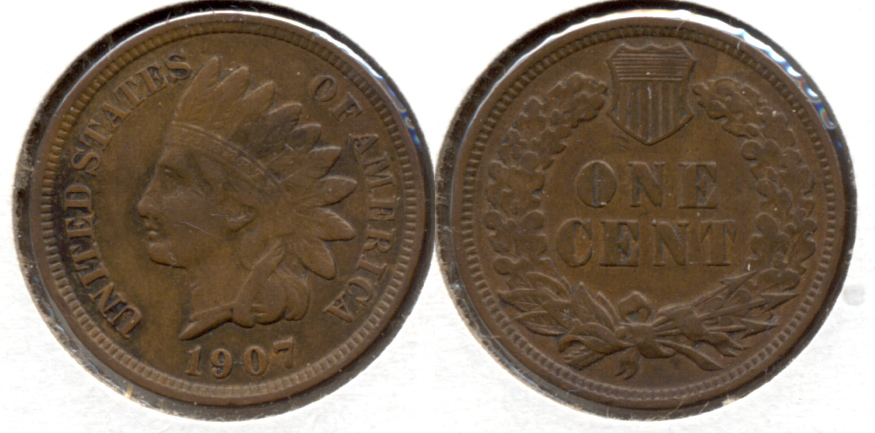 1907 Indian Head Cent VF-20 ap