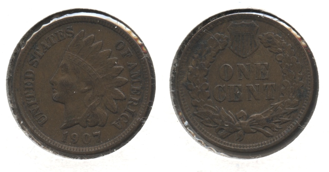 1907 Indian Head Cent VF-20 #bf