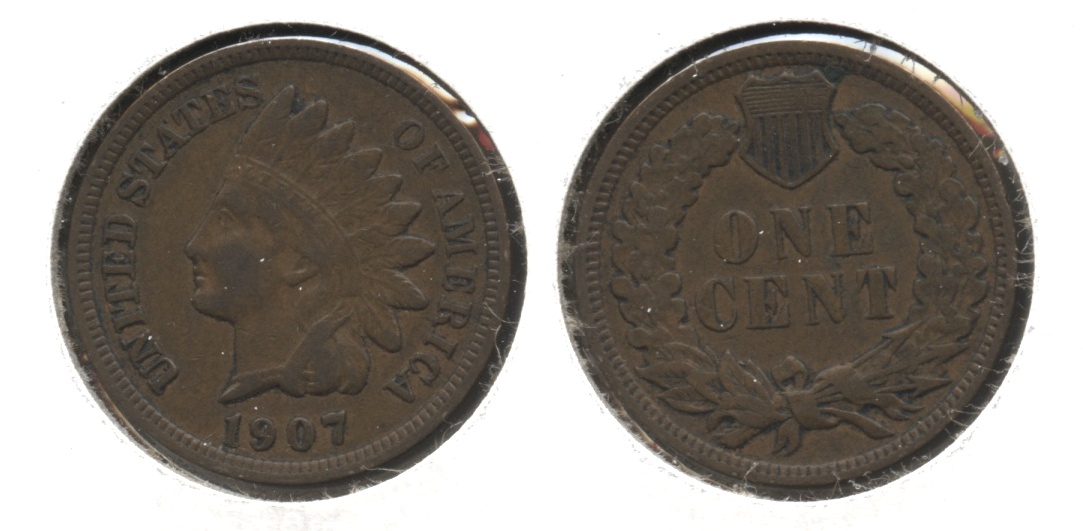 1907 Indian Head Cent VF-20 #bi