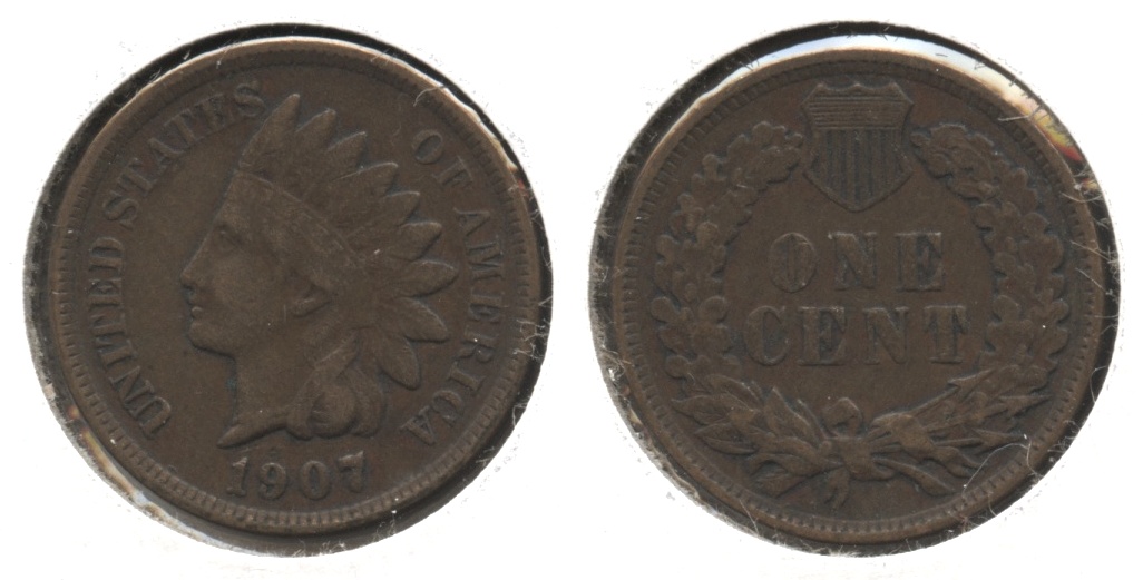 1907 Indian Head Cent VF-20 #bv