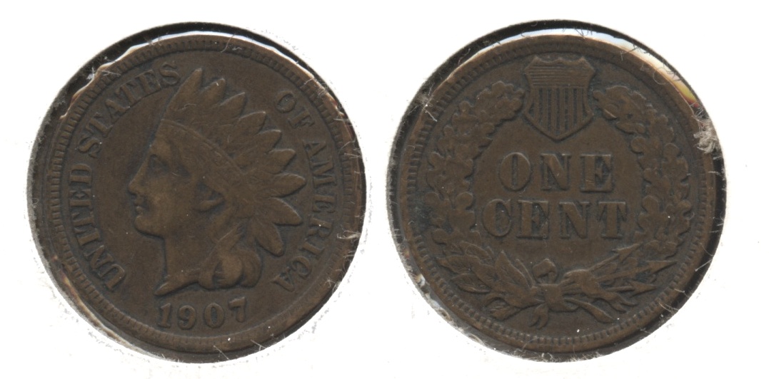 1907 Indian Head Cent VF-20 #bz