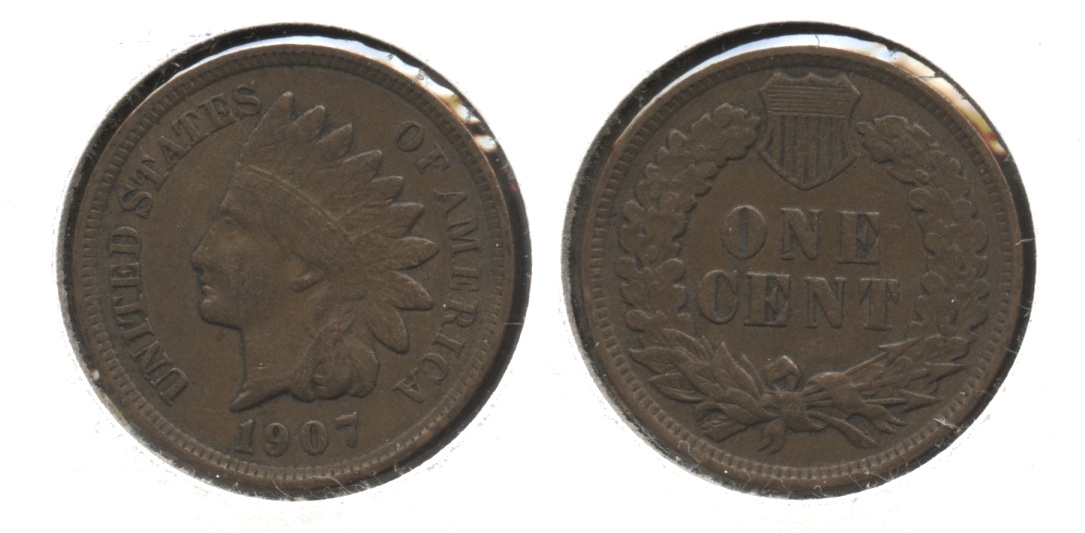 1907 Indian Head Cent VF-20 #cb