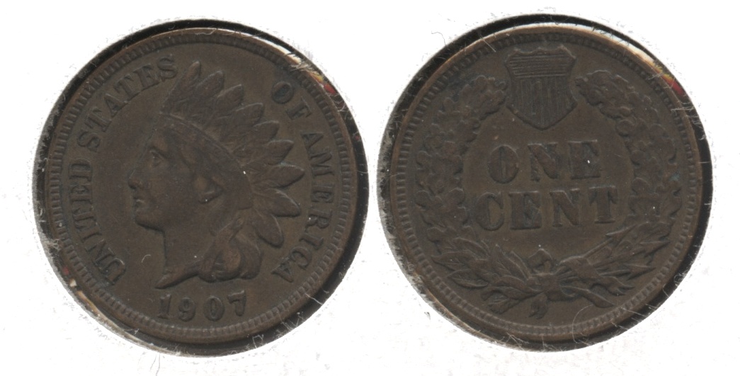 1907 Indian Head Cent VF-20 #ce