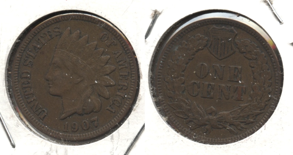1907 Indian Head Cent VF-20 #ch