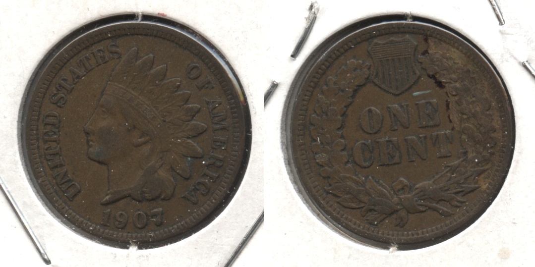 1907 Indian Head Cent VF-20 #ci