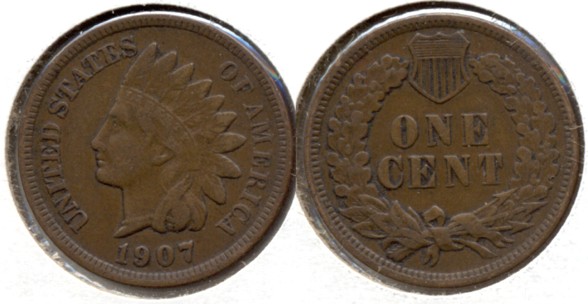 1907 Indian Head Cent VF-20 l