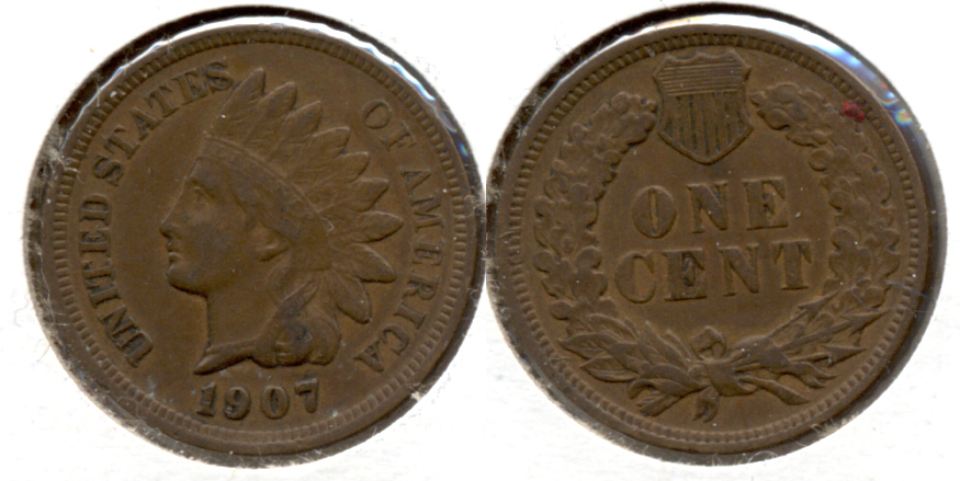 1907 Indian Head Cent VF-20 v