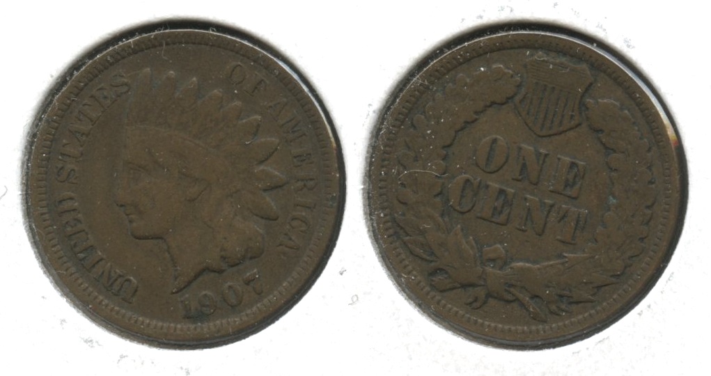 1907 Indian Head Cent VG-8 #y