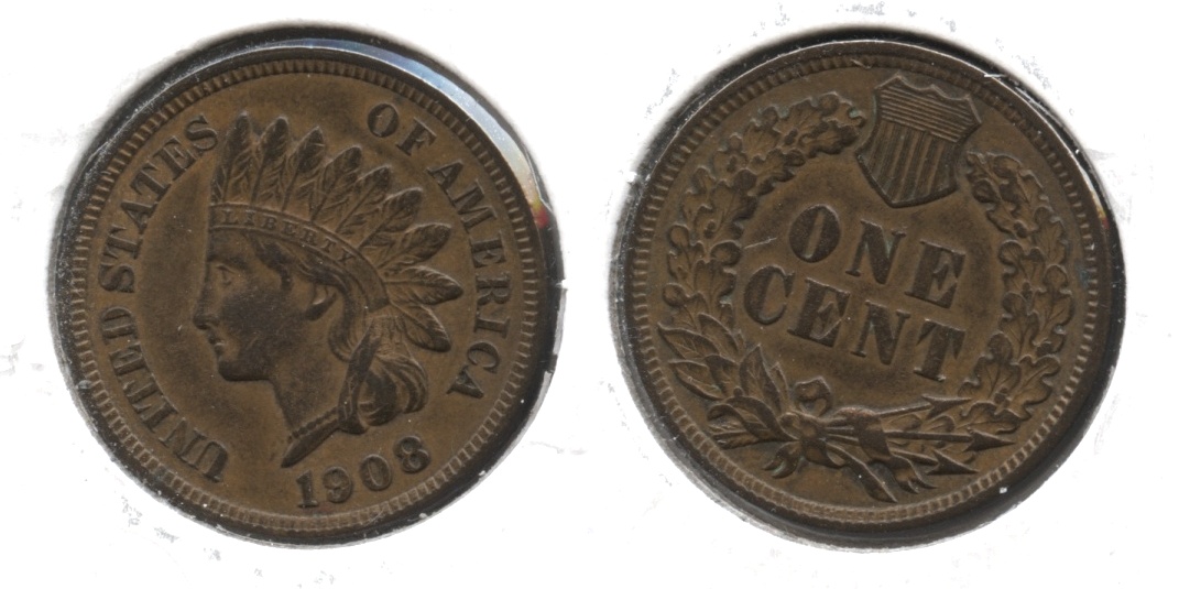 1908 Indian Head Cent EF-40 #g