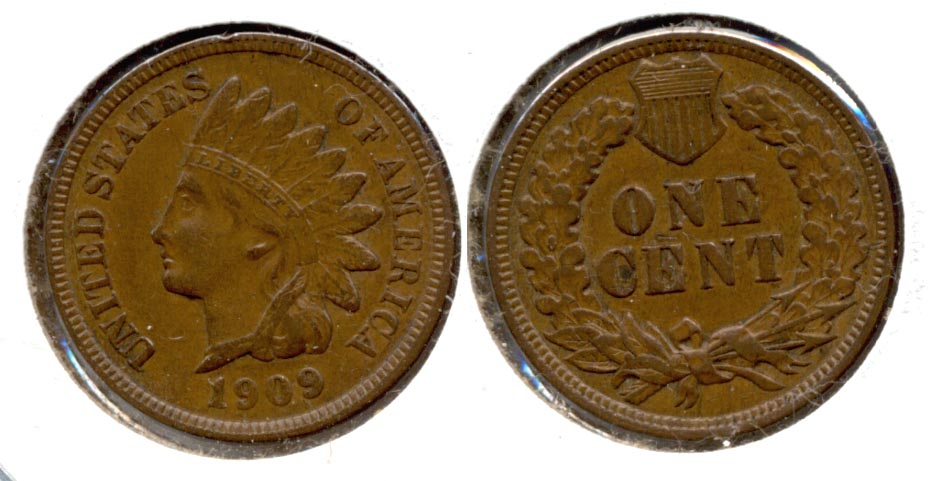 1909 Indian Head Cent EF-40 g