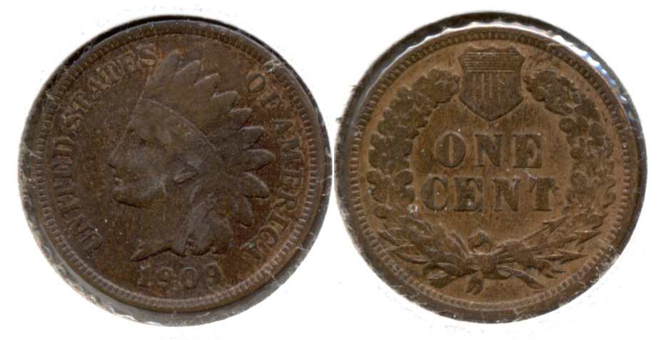 1909 Indian Head Cent EF-40 i