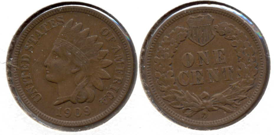 1909 Indian Head Cent EF-40 j