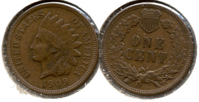 1909 Indian Head Cent EF-40 k