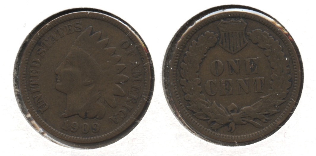 1909 Indian Head Cent Good-4 #ad