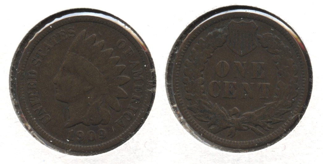 1909 Indian Head Cent Good-4 #ae