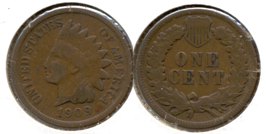 1909 Indian Head Cent Good-4 l