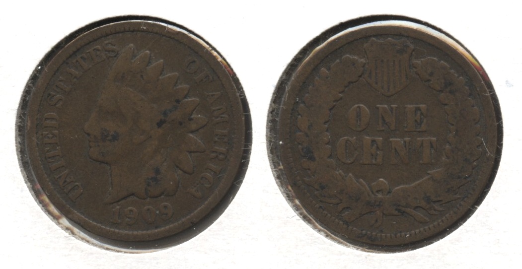 1909 Indian Head Cent Good-4 #w