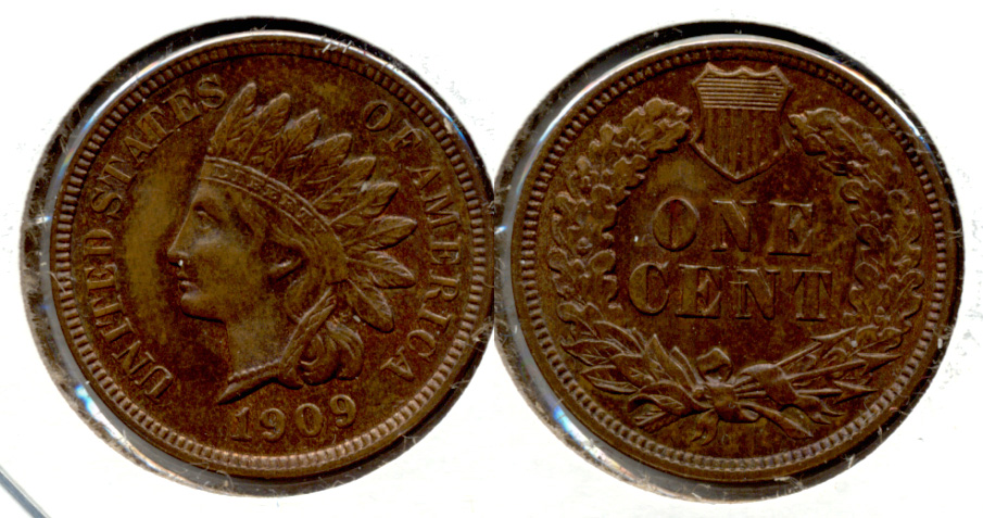 1909 Indian Head Cent MS-63 Brown b