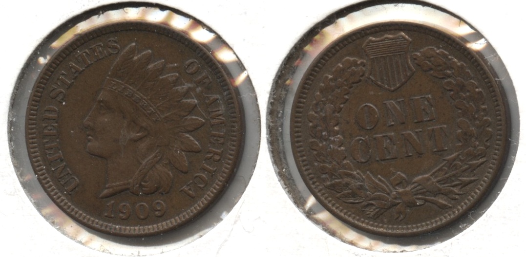 1909 Indian Head Cent MS-63 Brown #d
