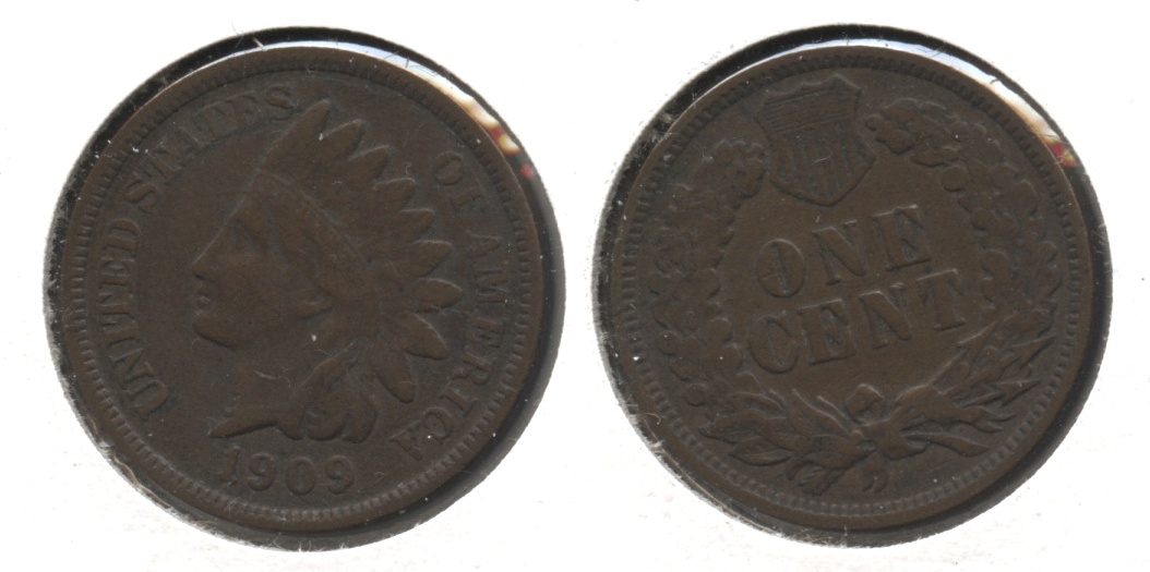 1909 Indian Head Cent VF-20 #b