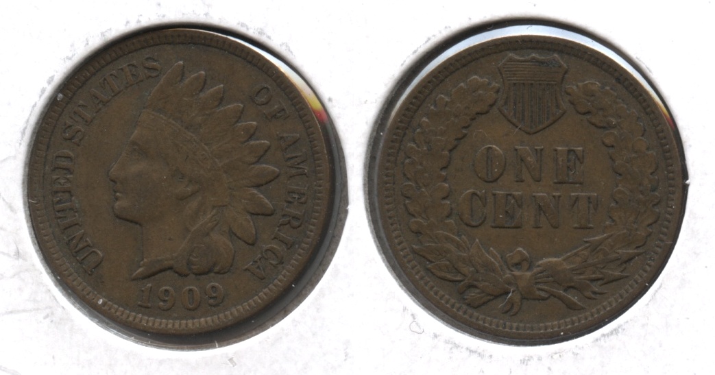 1909 Indian Head Cent VF-20 #g