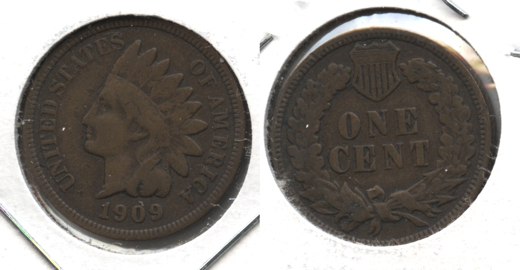 1909 Indian Head Cent VG-8 #d